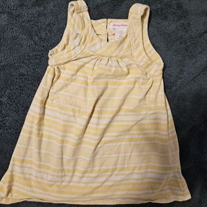 Yellow Striped Summer Dress